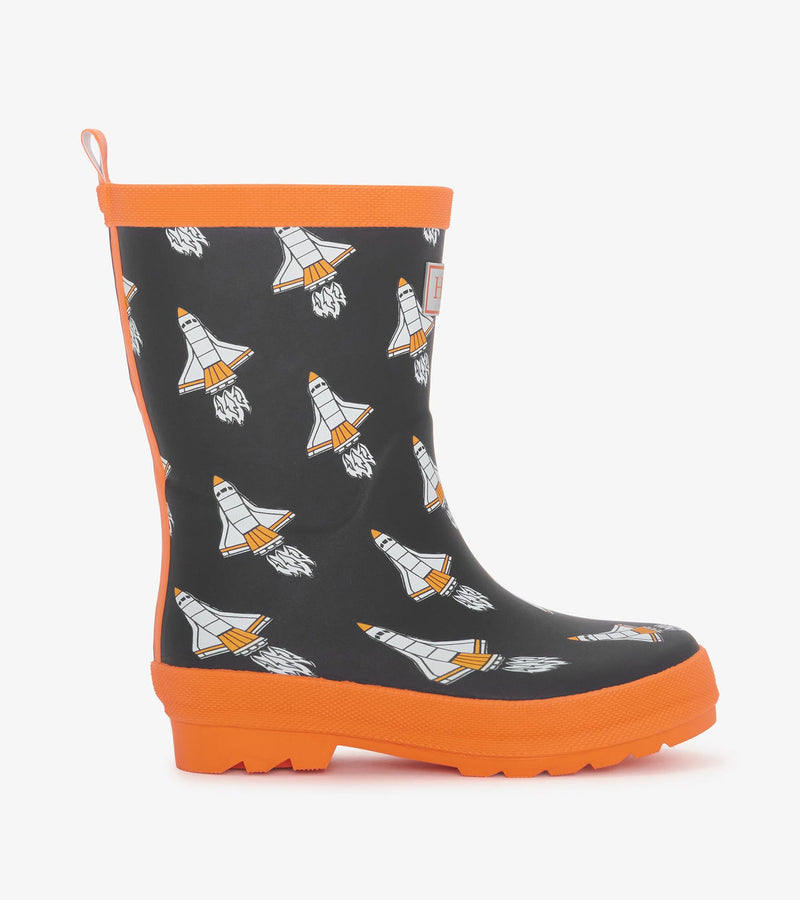 Hatley Rain Boots - Matte Space Shuttle-Mountain Baby