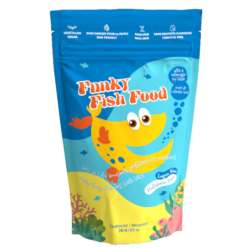 Loot Toy Co. Funky Fish Food Foaming Bath Salt - Hullabaloo Blue-Mountain Baby