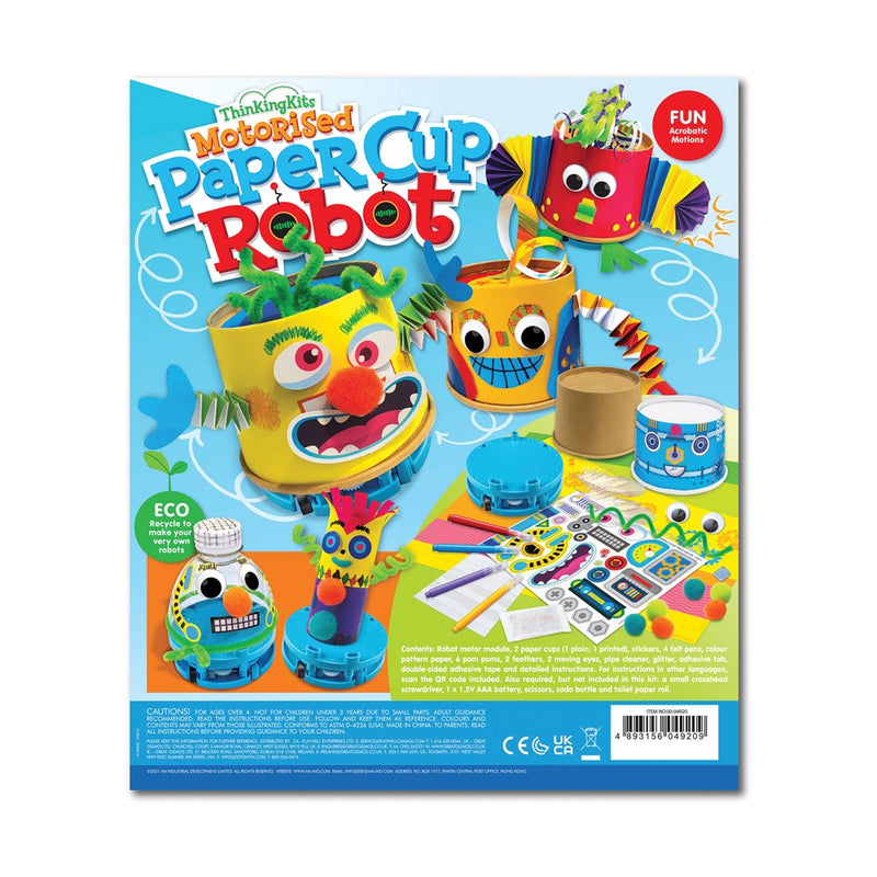 4M Thinking Kits - Motorized Paper Cup Robot-Mountain Baby