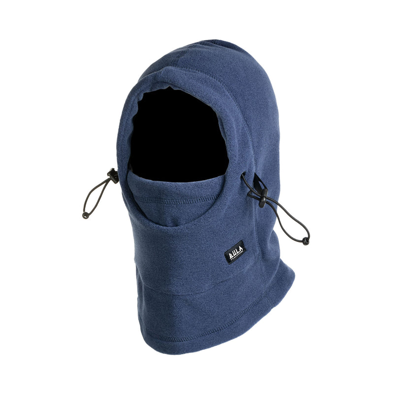 Bula Power Fleece Hood - Heather Navy-Mountain Baby