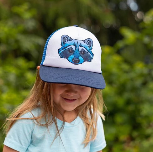 Ambler Kids Cap - Faces - Raccoon-Mountain Baby