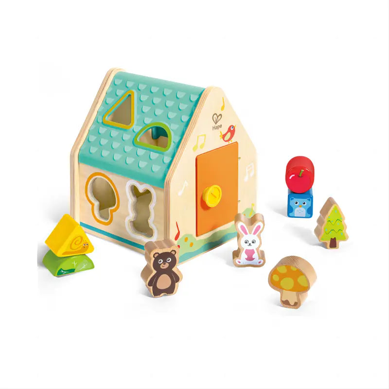 Hape Critter House Shape Sorter-Mountain Baby