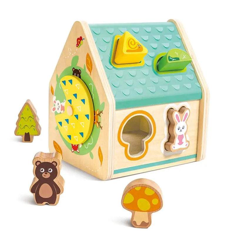 Hape Critter House Shape Sorter-Mountain Baby