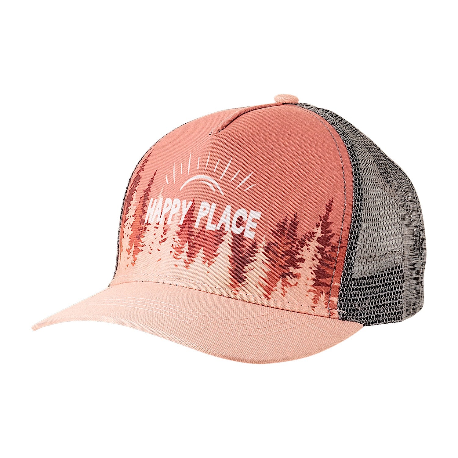 Ambler Kids Cap - Happy Place 2 - Coral-Mountain Baby