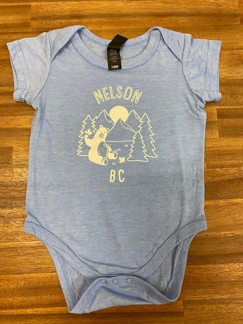 Onesie Nelson Mtn Bear-Mountain Baby