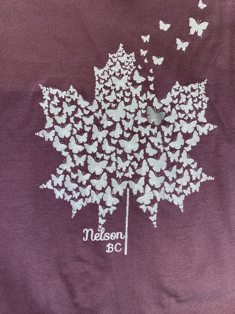 T Shirt Nelson Maple Butterflies-Mountain Baby