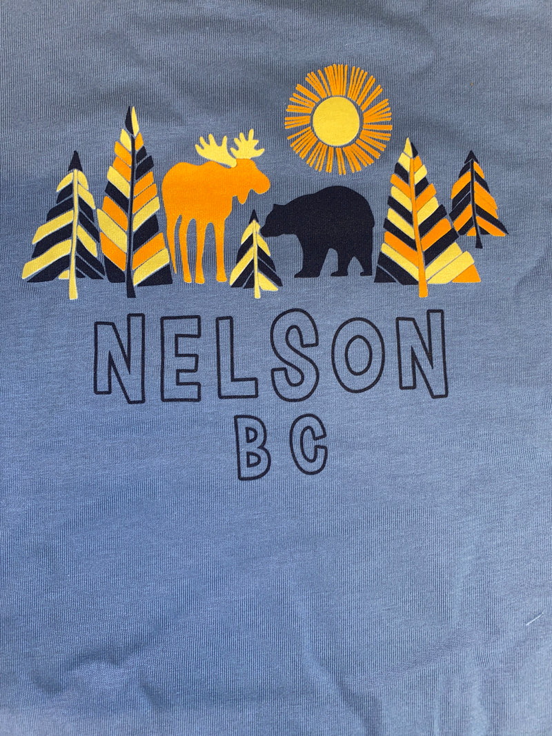 T Shirt Nelson Moose Bear-Mountain Baby