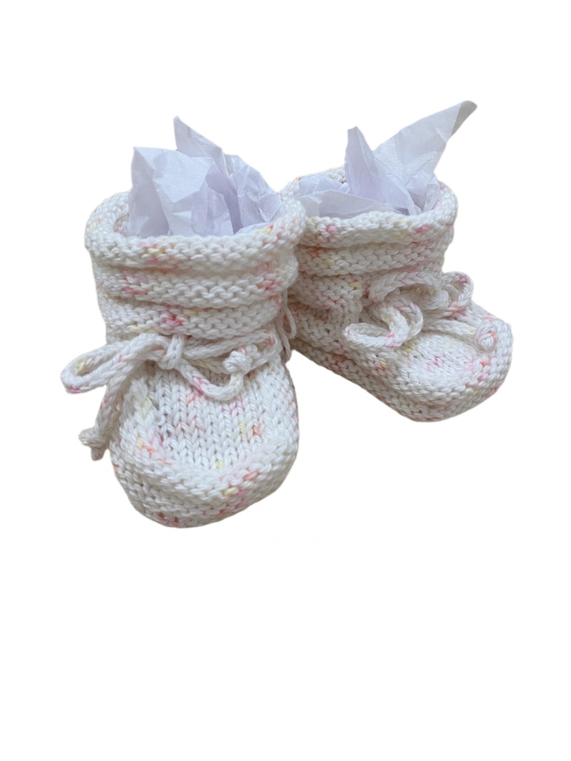 Hand Knit Stay-On Booties-Mountain Baby