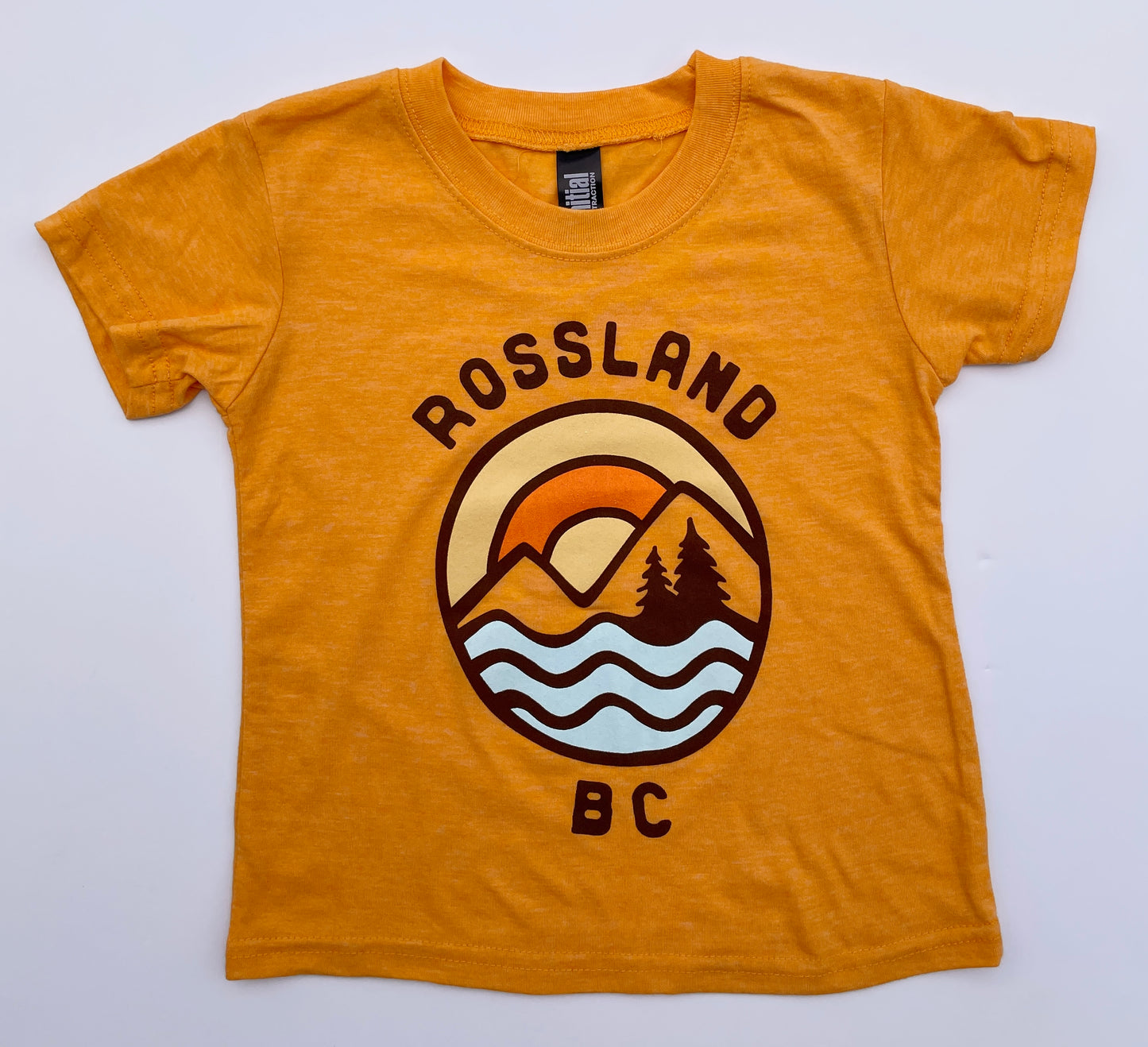 Rossland T-Shirt Sun Mountain Waves-Mountain Baby
