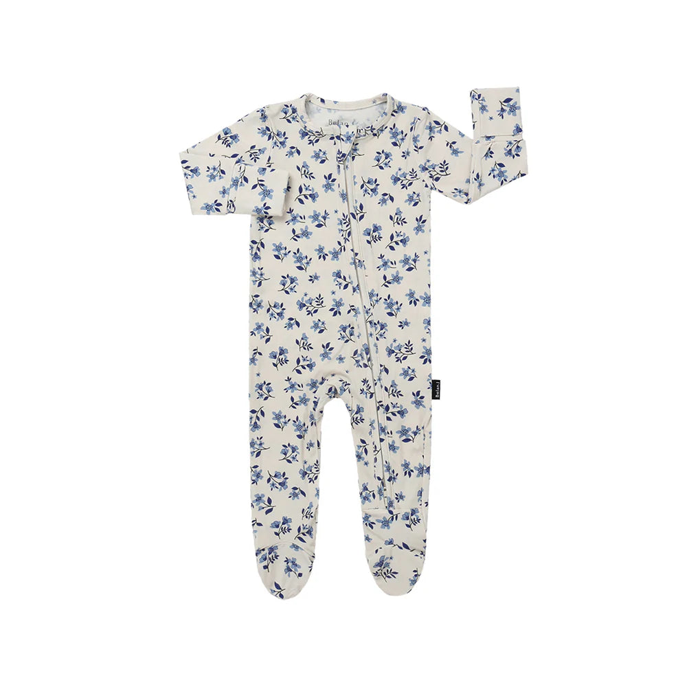 Belan.J Footed Zipper Sleeper - Bluebells-Mountain Baby