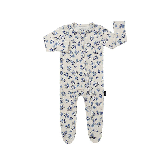 Belan.J Footed Zipper Sleeper - Bluebells-Mountain Baby