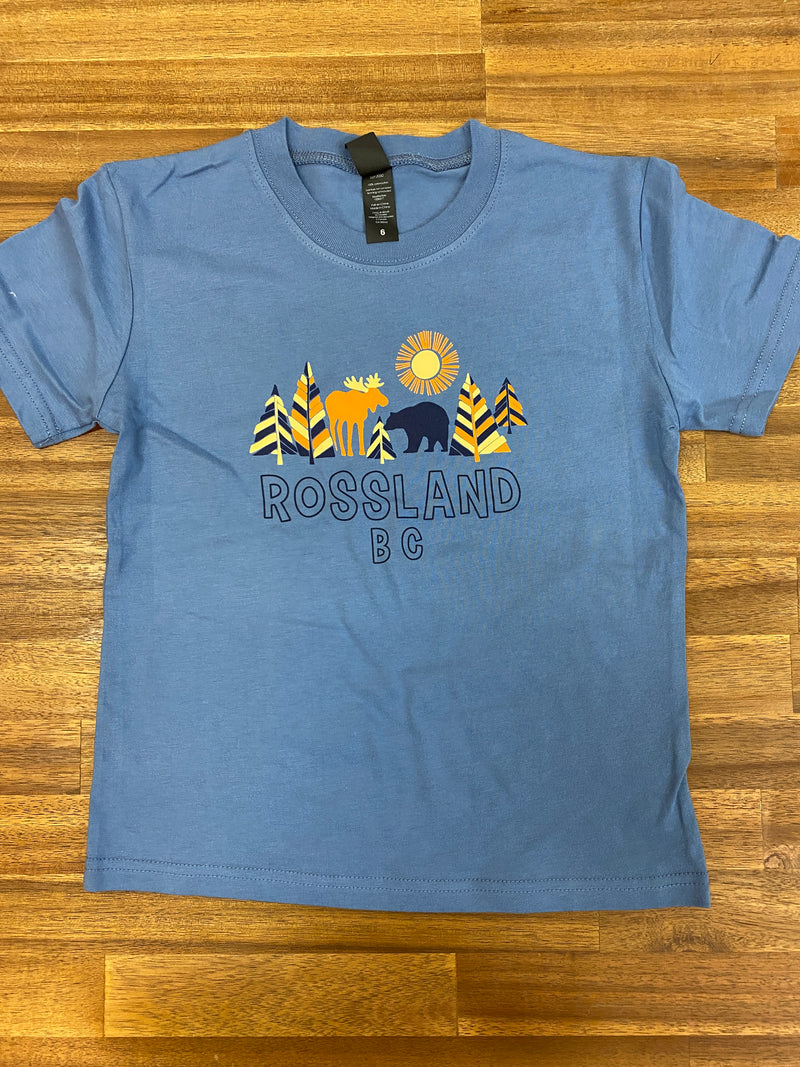 T Shirt Rossland Moose Bear-Mountain Baby