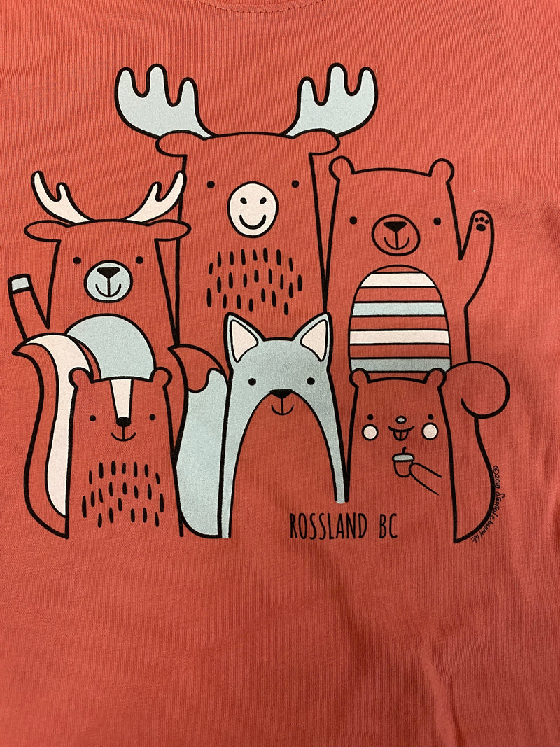 T Shirt Rossland Collage-Mountain Baby
