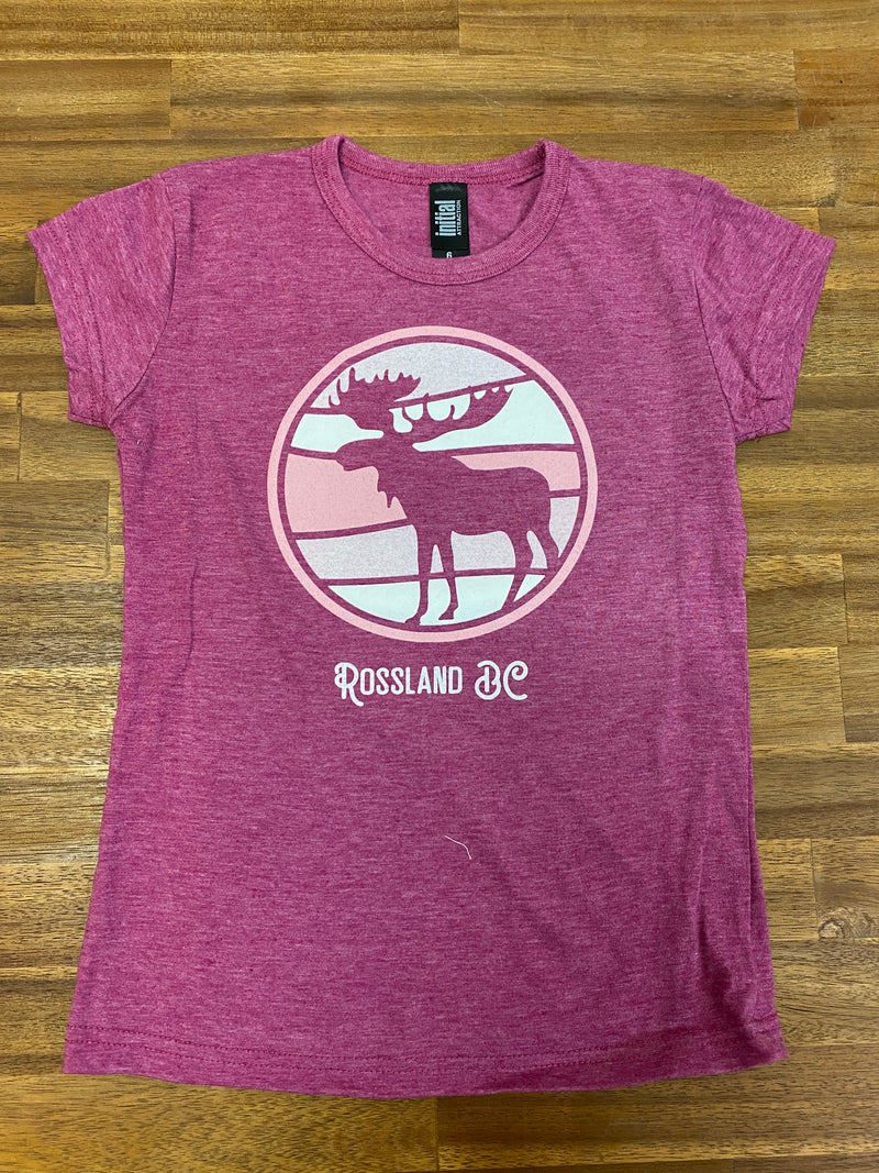 T Shirt Rossland Striped Moose-Mountain Baby