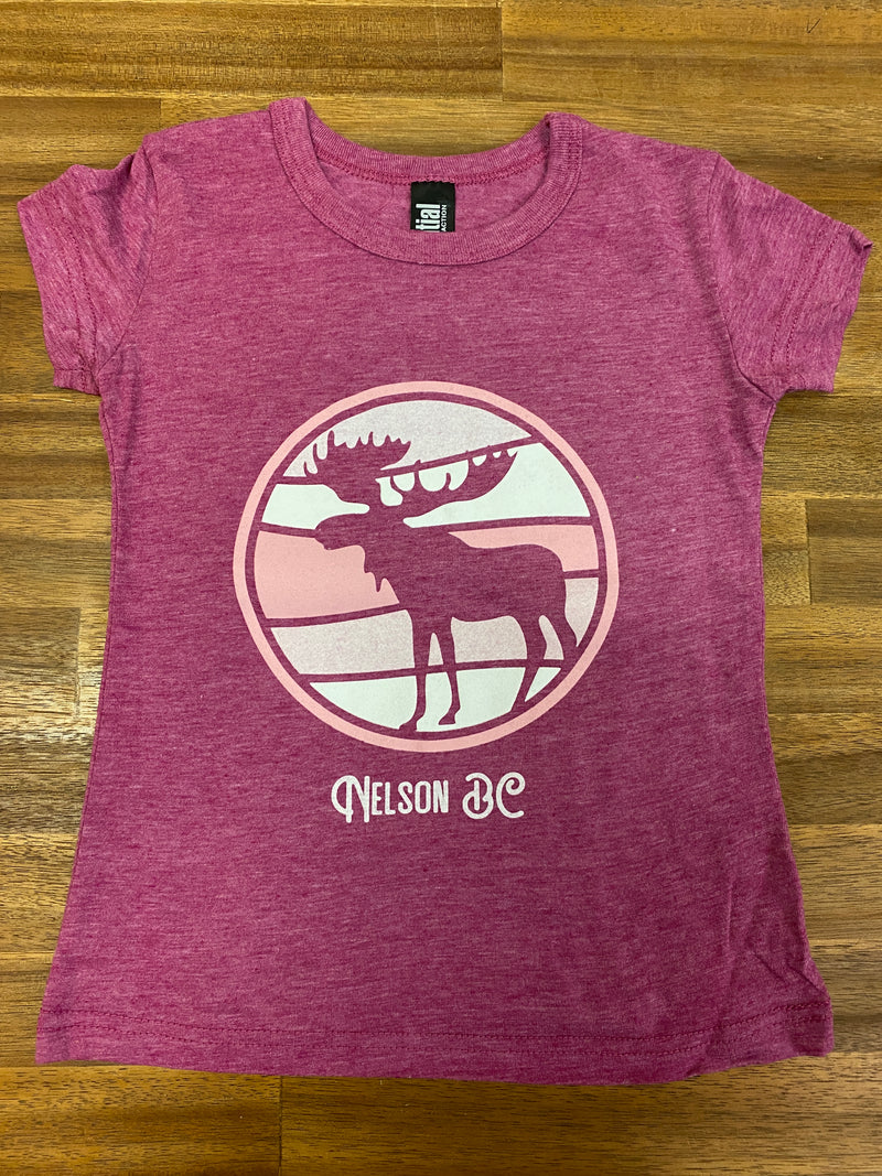 T Shirt Nelson Striped Moose-Mountain Baby