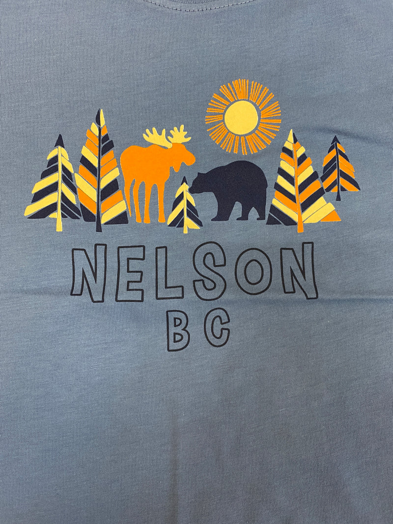 T Shirt Nelson Moose Bear-Mountain Baby