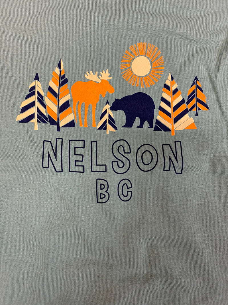 T Shirt Nelson Moose Bear-Mountain Baby