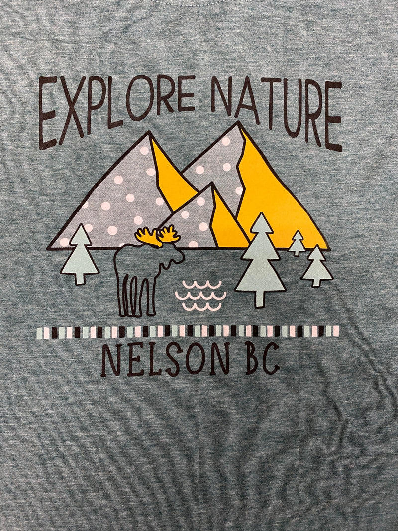 T Shirt Nelson Polka Dot Moose-Mountain Baby