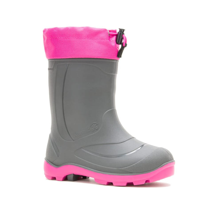 Kamik Snow Boot - Snobuster1 - Charcoal/Magenta-Mountain Baby