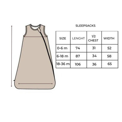Belan.J Bamboo Sleep Bag 1.0 TOG - Floral Bliss-Mountain Baby
