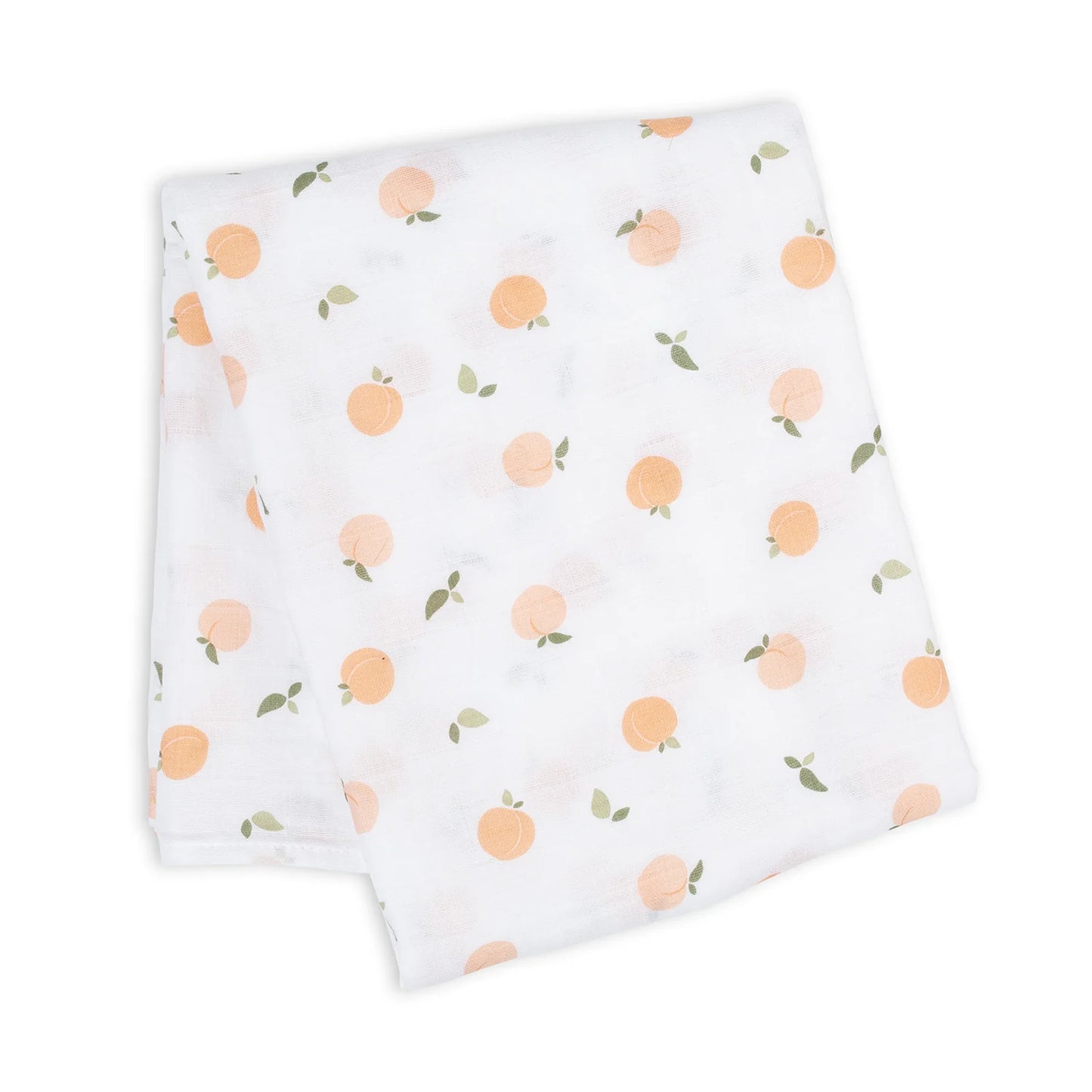 Lulujo Cotton Muslin Swaddling Blanket - Peaches-Mountain Baby