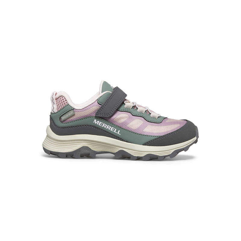 Merrell Moab Speed AC Low Waterproof Runner - Dusty Pink/Olive-Mountain Baby