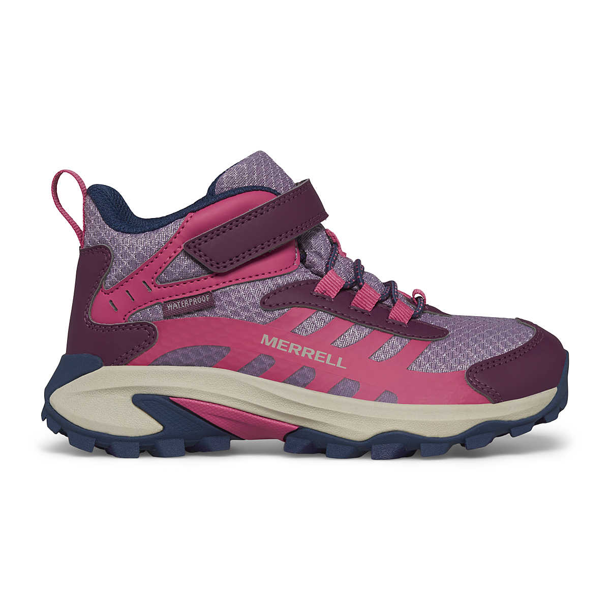 Merrell Moab Speed Mid 2 A/C Waterproof Hiking Boot - Berry-Mountain Baby