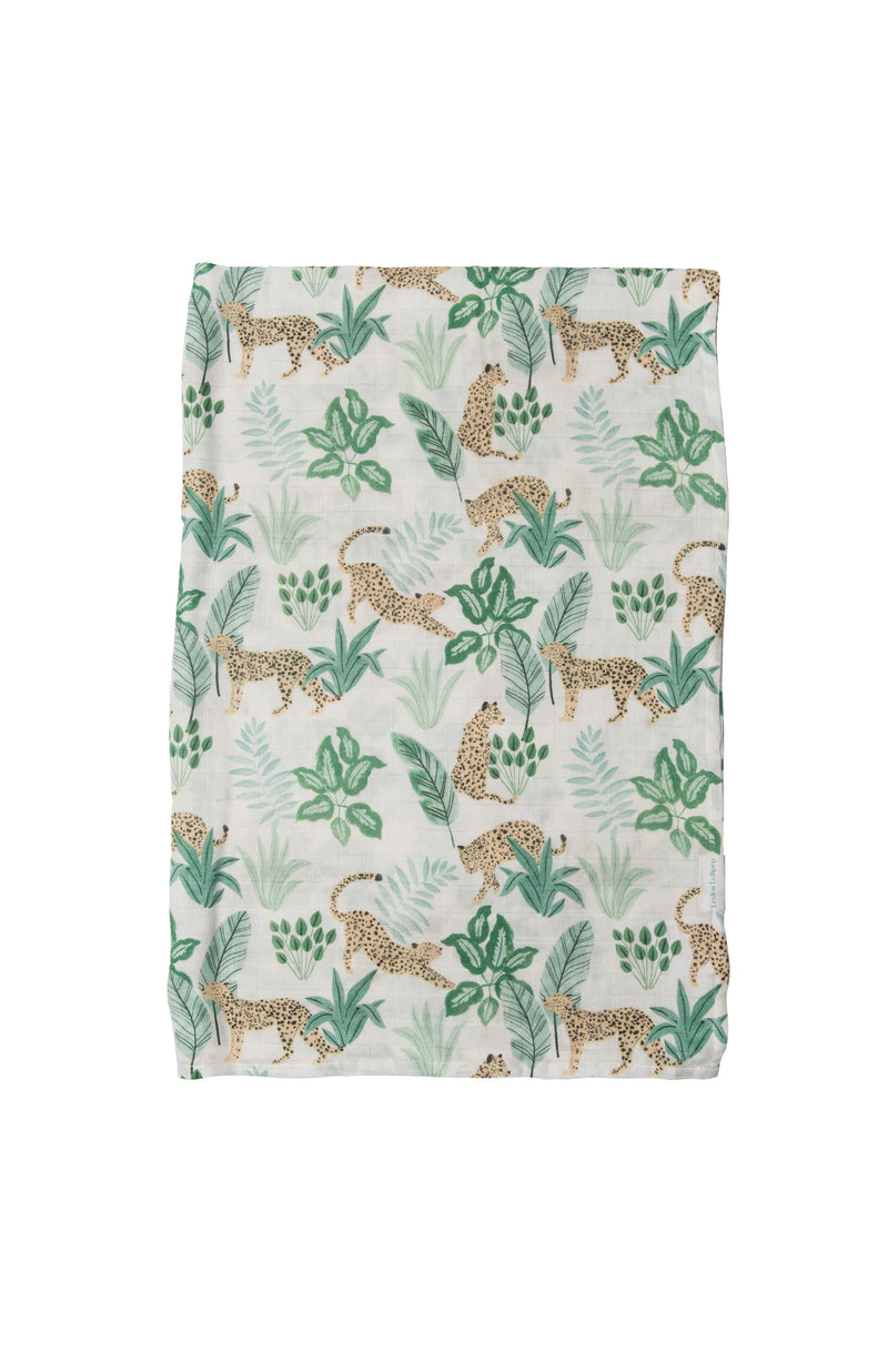 LouLou Lollipop Muslin Swaddle - Tropical Jungle-Mountain Baby