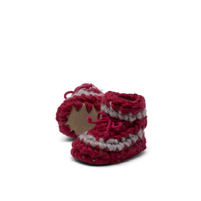Padraig Bootie - Child - Red w/ Stripe-Mountain Baby