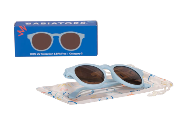 Babiators Sunglasses - Keyhole - Baby Blue-Mountain Baby