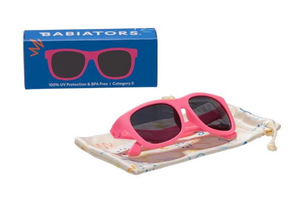 Babiators Sunglasses - Navigator - Think Pink-Mountain Baby