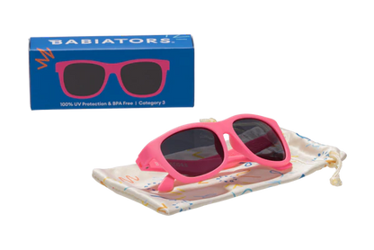 Babiators Sunglasses - Navigator - Think Pink-Mountain Baby