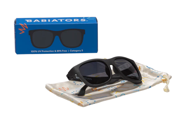 Babiators Sunglasses - Navigator - Jet Black-Mountain Baby