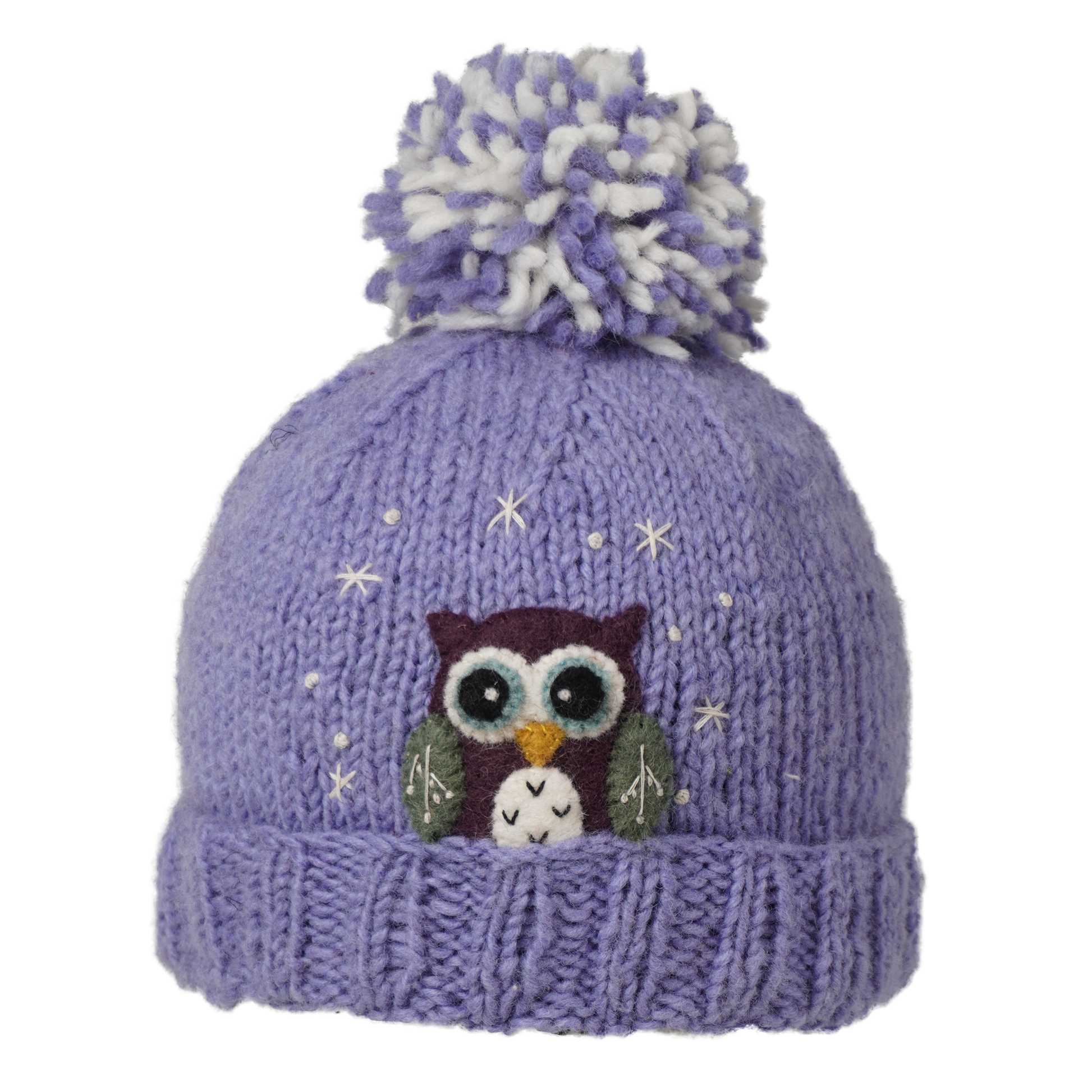 Ambler Kids Toque - Peek-A-Boo - Purple-Mountain Baby