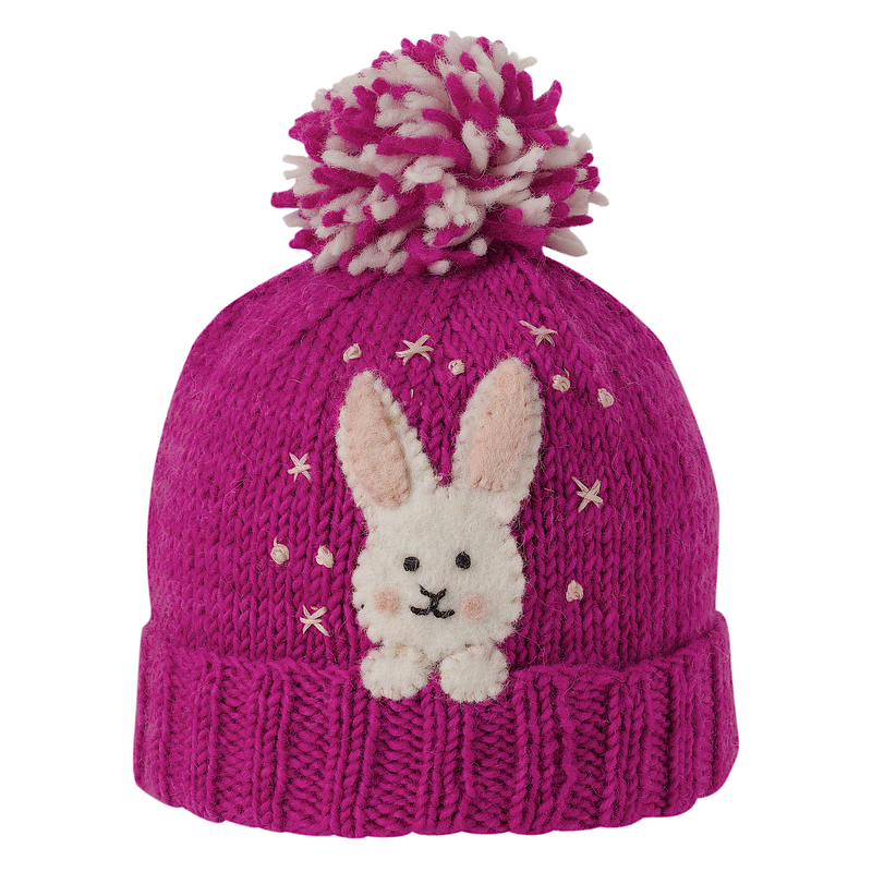 Ambler Kids Toque - Peek-A-Boo - Raspberry-Mountain Baby