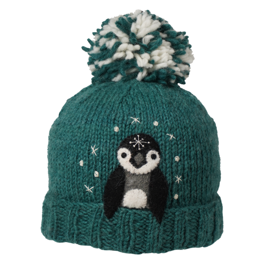 Ambler Kids Toque - Peek-A-Boo - Teal-Mountain Baby