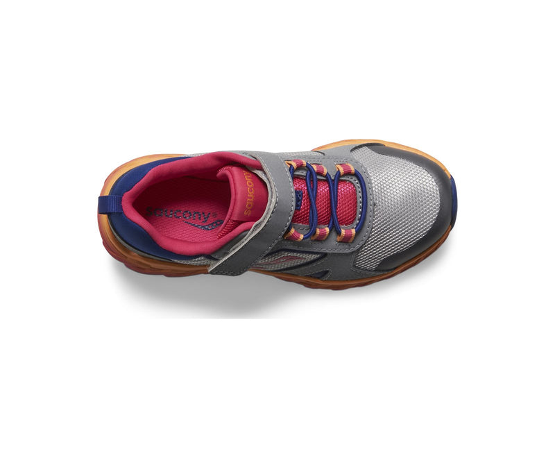 Saucony Wind Shield 2.0 A/C - Grey/Pink/Navy-Mountain Baby