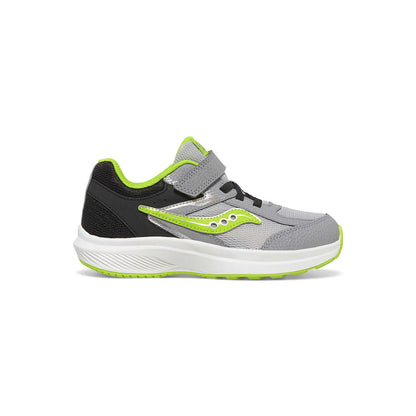 Saucony Cohesion KDZ A/C - Black/Grey/Green-Mountain Baby