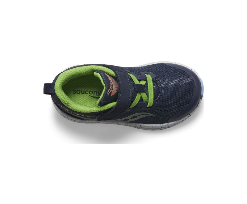 Saucony Kinvara 14 Jr. - Navy/Green-Mountain Baby