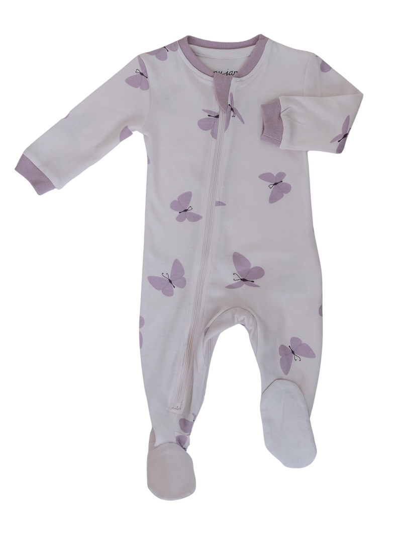 ZippyJamz Footed Coverall - Sky's The Limit-Mountain Baby