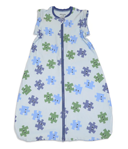 Silkberry Sleepsack w/ Detachable Sleeves - Puzzle Pals-Mountain Baby