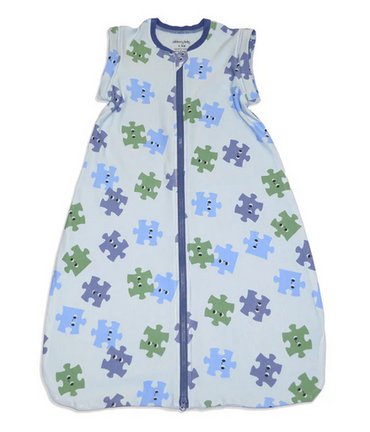 Silkberry Sleepsack w/ Detachable Sleeves - Puzzle Pals-Mountain Baby