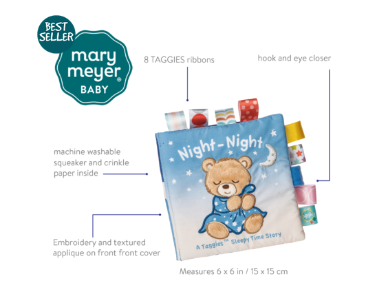 Mary Meyer Taggies Soft Book - Starry Night Teddy-Mountain Baby