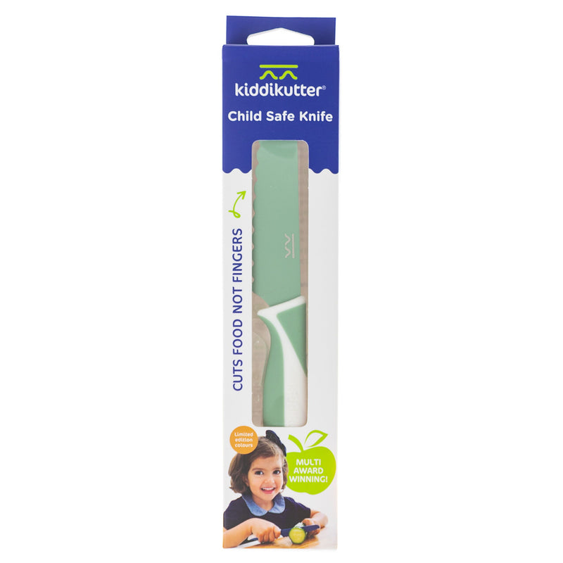 Kiddikutter Child-Safe Kitchen Knife - Sea Green-Mountain Baby