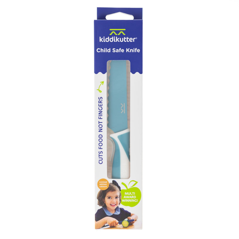 Kiddikutter Child-Safe Kitchen Knife - Sky Blue-Mountain Baby