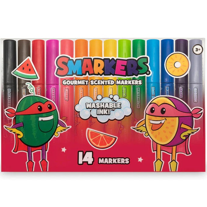 Smarkers Washable Scented Marker Set - 14pk-Mountain Baby