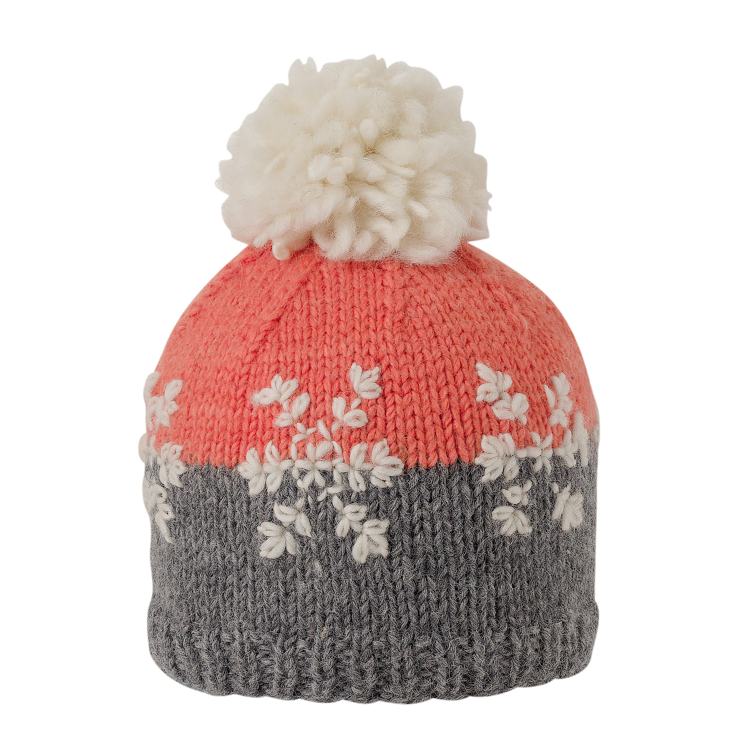 Ambler Kids Toque - Snowflakes - Sherbert-Mountain Baby