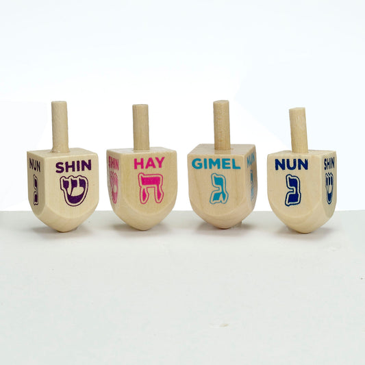 Dreidels Wood - Natural-Mountain Baby