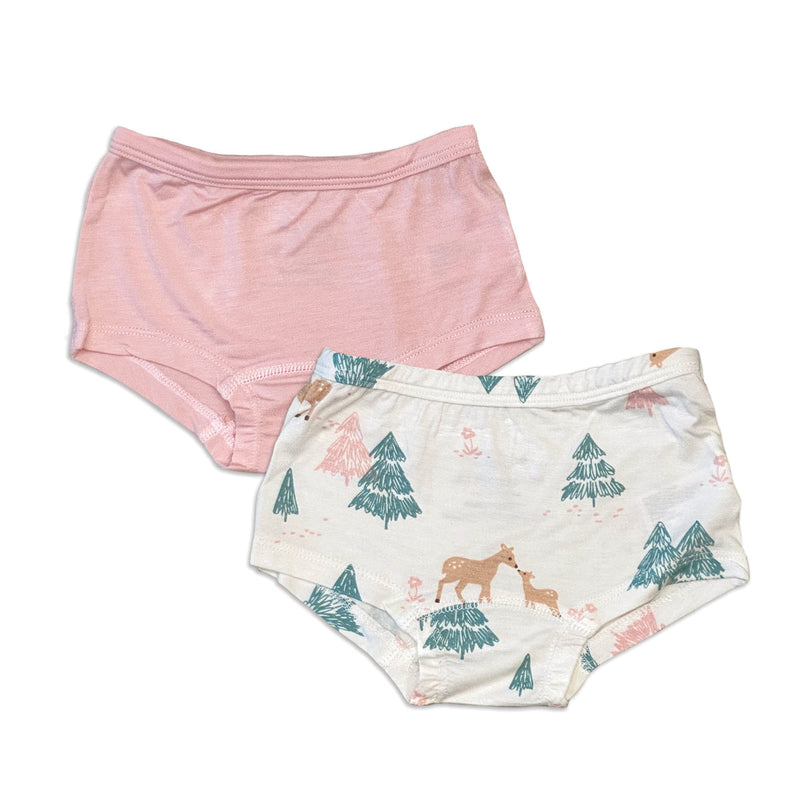 Silkberry Girls Boyshorts 2pk - Deer-Mountain Baby