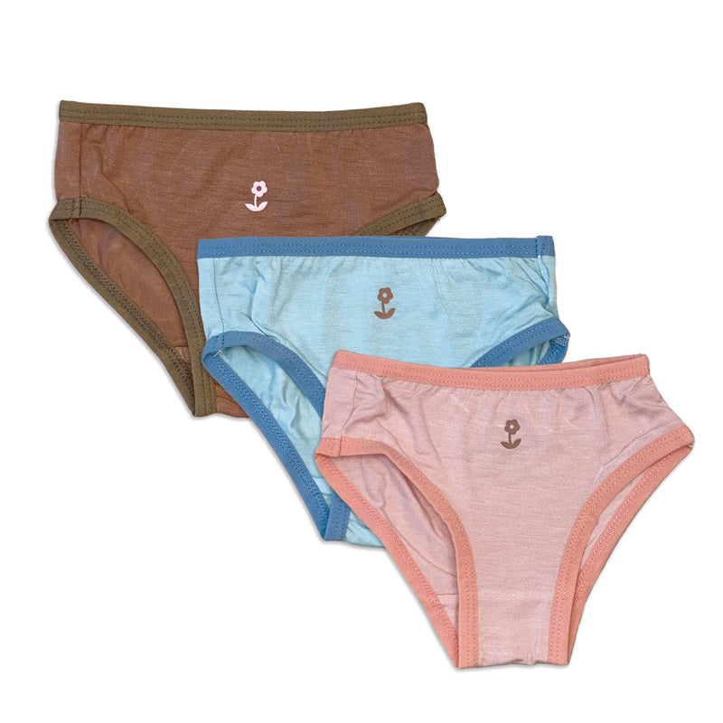 Silkberry Girls Bikini Brief 3pk - Sky/Pink-Mountain Baby